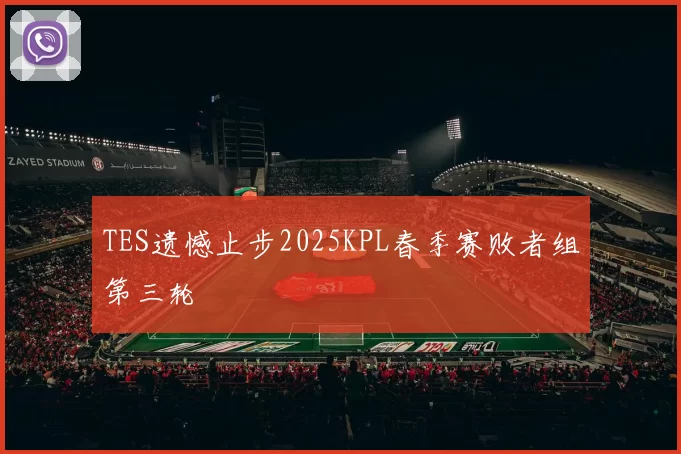 TES遗憾止步2025KPL春季赛败者组第三轮